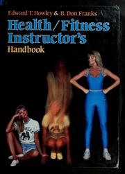 Health/Fitness Instructor's Handbook