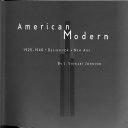 American modern, 1925-1940 design for a new age