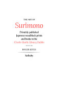 The art of surimono privately published Japanese woodblock prints and books in the Chester Beatty Library, Dublin
