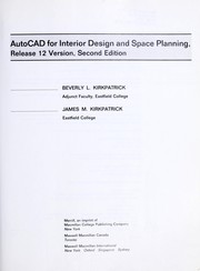 AutoCAD for interior design and space planning release 12 version