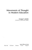 Movements of thought in modern education