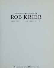 Rob Krier architecture and urban design