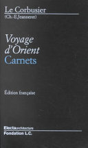 Voyage d'Orient carnets