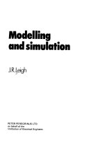 Modelling and simulation