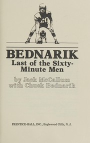 Bednarik, last of the sixty-minute men