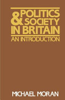 Politics and society in Britain an introduction
