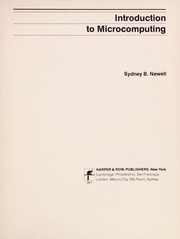 Introduction to microcomputing