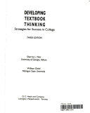 DEVELOPING TEXTBOOK THINKING strategies for success in college