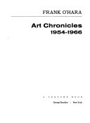 Art chronicles 1954-1966