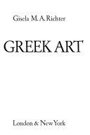 A handbook of Greek art