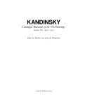 Kandinsky catalogue raisonne of the oil-paintings