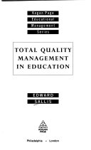 Total quality management in education