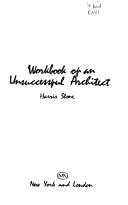 Workbook of an unsuccessful architect