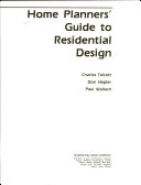 Home planners' guide to residential design