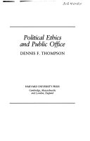 Political ethics and public office