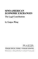 Sino-American economic exchanges the legal contributions