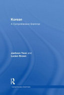 Korean a comprehensive grammar